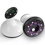 Rkdely Massaggiatore Anticellulite, 9 Livell Coppettazione Elettrica a Infrarossi Dispositivo di Gua Sha per Uso Domestico, Anti Cellulite Coppette Ventosa Elettrico per Rimodellamento Corpo