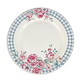 Nada Home Servizio di piatti piani Isabelle Rose Julia Shabby chic in porcellana 6pz 5118