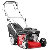 GREENCUT GLM690X – Rasaerba a benzina 132cc semovente, avviamento manuale, larghezza 41 cm, altezza regolabile, sacco 45 L, per giardini fino a 1100 m²