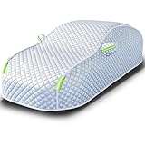 Telo Auto Antigrandine per Citroen Dyane 6(1969-1983), Antisole,Antipolvere,Antivento,Antineve Addensata Impermeabile, con Strisce Riflettent