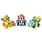 Nintendo 69278-4L Super Mario Coin Racers Wave 1, Rosso