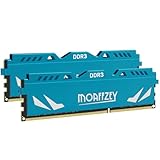 Moaffzey 1866MHZ DDR3 RAM 16GB (2 * 8GB) 1.5V(PC3-14900) CL10 UDIMM PC Computer Desktop Memoria Ram Aggiornamento Unbuffered Non-ECC Desktop Computer Memoria