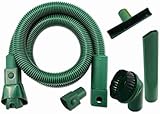 PIESSEONLINE 1 Tubo Flessibile + Set Accessori Folletto VK 120 121 122 130 131 135 136 140 150, 220 W, 1 Liter, 74 Decibel, Plastica, Verde