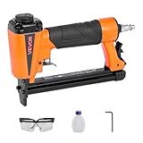 VEVOR Troncatrice Sparachiodi Pneumatica, per Tappezzeria Calibro 21 per Punti Metallici da 12,8 mm della Serie 80, Graffettatrice Pneumatica da 70-110 PSI per Lavorazione del Legno, Tappezzeria