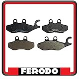KIT PASTIGLIE FRENO FRENI ANTERIORI E POSTERIORI FERODO PER PIAGGIO BEVERLY 300 DAL 2010 IN POI - BEVERLY 350 4T 4V CON ABS - BEVERLY 350 ie SPORT TOURING CON ABS