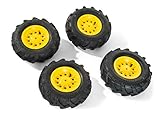 Rolly Toys 409303 - Ruote Gonfiabili per Trattori, Dischi Gialli