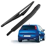 FanPaYY Braccio tergicristallo posteriore e kit spazzole Compatibile con FIAT GRANDE PUNTO 2005-2011