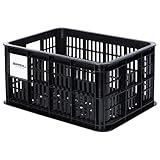 Basil B.V. Unisex – Adulto Crate Box per bicicletta, nero, 40,4 x 29,8 x 20,2 cm