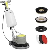 ulsonix Monospazzola Lavapavimenti Elettrico TOPCLEAN 1100A (17 pollici, 154 giri/min, 1.100 W, 230 V)