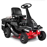 Greencut RLM610XE - Trattorino rasaerba a benzina da 224 CV 5,9 CV 4T, avviamento elettrico, lama rotante da 610 mm, 5 posizioni regolabili, trazione posteriore, per prati fino a 5.000 m²