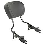 XMT-MOTOR Sissy Bar smontabile con schienale imbottito adatto per Harley Touring Road Glide FLTRX Electra Glide FLHT Road King FLHR Street Glide FLHX 2009 e successivi