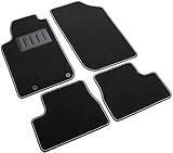 SPRINT03501 - Tappetini su Misura per Auto in Moquette Antiscivolo Compatibile con 206 berlina dal 1998-2008,206 Berlina Restyling dal 2009-, Non idoneo per modello 206 CC