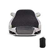 Telo Copriauto Antigrandine per Fiat Barchetta Roadster(1995-2005), Impermeabile, Protezione UV, Antipolvere Imbottito Morbida e Antigraffio