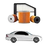 Kit 4 Filtri Tagliando compatibile con MERCEDES-BENZ Classe C C 220 CDI 110 kw Diesel 2003-2007