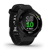 Garmin Forerunner 55 (Black), Smartwatch running con GPS, Cardio, Piani di allenamento inclusi, VO2max, Allenamenti personalizzati, Connect IQ, Taglia unica (Ricondizionato)