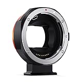 K&F CONCEPT EF/EF-S to E Mount Adattatore Autofocus Compatibile per Obiettivo con Attacco EF-S Compatibile con Canon per Fotocamere Compatibile con Sony E-Mount