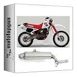arrow 72608PD scarico omologato paris dacar inox compatibile con yamaha xt 600 tenere 1986 1987 1988 1989 1990 1991 1992 mototopgun