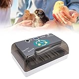 MOGOULUA 12 uova incubatrice digitale completamente automatica incubatrice di rotazione automatica incubatrice Hatcher Controllo automatico dell'umidità Copertura visibile per 9-35 uova