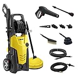 LAVOR Planet Idropulitrice Acqua Fredda 170 Bar, Nero Giallo