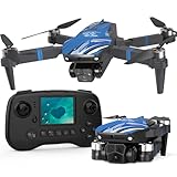 TTROARDS TT19LCD Drone con Fotocamera 4k, Mini Drone con 2,8 pollici schermo LCD, Motore Brushless, Evitamento Ostacoli 270°, Posizionamento Ottico del Flusso,RC Quadcopter per Adulti Principianti