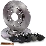 ATEC Germany Set freni asse anteriore incl. dischi freno Ø 266 mm ventilati + pastiglie freno anteriori Compatibile con CITROËN C2 (JM_), C2 ENTERPRISE (JG_), C3 I (FC_, FN_)