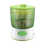 Macchina Automatica Per La Coltivazione Dei Fagioli Sprouter, Germogliatore Domestico, Strumenti Di Germinazione Di Grande Capacità, Con Sistema Di Irrigazione Automatica (EU,2 Layer)