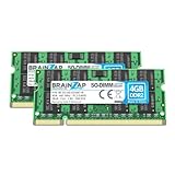 BRAINZAP RAM da 8 GB DDR2 SO-DIMM PC2-5300S 2Rx8 667 MHz 1,8 V CL6 Notebook Memory (2 X 4 GB)