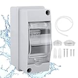 Scatola di Protezione di Distribuzione Scatola di Derivazione Elettrica da Esterna Stagna Impermeabile IP65 Scatola Stagna Cassetta Quadro Elettrico Centralino 2 Moduli per Elettricità Giardino