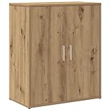 vidaXL Credenza Rovere Artigianale 60x31x70 cm in Legno Multistrato, credenza con Ante, Mobile da Soggiorno, portaoggetti, credenza da Cucina