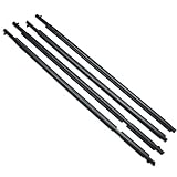 XYUOIS Porte e finestrini Auto Compatibile con Toyota per Rav4 2006 2007 2008 2009 2010 2011 2012 4 Pezzi Auto Finestrini Guarnizione Impermeabile Striscia di Tenuta Cintura OEM: 75710-0R020