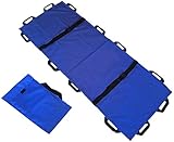 KLYDBMYT Barella Portatile Pieghevole Piatta di Soccorso di Emergenza, Tela Ispessita, 12 Maniglie, barella Medica Morbida per la casa e Il Pronto Soccorso con Borsa per ospedali, ambulanze