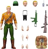 Super7 ULTIMATES! G.I. Joe Duke da 18 cm, G.I. Joe action figure con accessori, classici giocattoli da collezione e giocattoli retrò