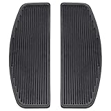 WATERWICH - Inserti anteriori per pedana del conducente e pedana, compatibili con Harley Davidson Touring Road Glide Electra Glide Heritage Softail Road King