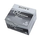 Sony DVM 60 PRE mini DV-Cassetta per videocamera (60min), confezione 4 + 1