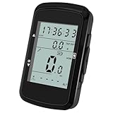 Contachilometri Bici Senza Fili GPS, IPX5 Tachimetro tenuto e contatore di chilometri 14 Funzioni ciclocomputer, 2,4 pollici LCD con illuminazione di fondo accessori bici elettrica