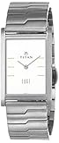 Titan Edge Analog White Dial Men's Watch - 1043SM14
