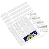 4 Set di Guide Porta Frigorifero da Incasso con Congelatore con Codice Originale C00312150 per Indesit per Ariston 481231019131 484000000857 per Whirlpool - Garanzia di 10 Anni - MONTERAL