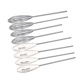 Sbirulino® Kit Mix 8 pz Bombarde da Pesca Galleggianti e Semi Affondanti (Set Bombarde Semi affondanti gr. 12-15 e galleggianti gr. 10-12)