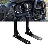 XIDAODIT Highway Crash Bars Engine Guard for Indian Scout and Indian Scout Bobber Motorcycle Protection from Drops Accessories (Matte Black)
