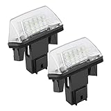 Luce Targa, Yctze 2 Pezzi 18 LED Bianco Sinistro e Destro Sostituzione Lampada Luce Targa Auto sostituzione per Citroen C3 C4 C5 2002-2012 M49 M59 B9 SAXO 2002-2012 luci targa c3 picasso 2017 luz led