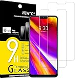 NEW'C 2 Pezzi, Vetro Temperato per LG G7 ThinQ, Pellicola Prottetiva Anti Graffio, Anti-Impronte, Senza Bolle, Durezza 9H, 0,33mm Ultra Trasparente, Ultra Resistente
