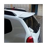 Per Dacia Per Duster 2009-2017 Spoiler Posteriore Per Tetto Auto Kit Corpo ABS Nero Lucido Effetto Fibra Di Carbonio MNGNCBXWK(Bianca)