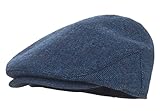 Happy Cherry Bambini Berretto Piatto Coppola Elegante Basco Ragazzi Cappello Vintage Retro Traspirante Morbido Estiva Flat cap Blu 54cm/5-10 Anni