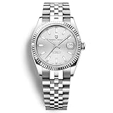 Pagani Design PD1645 Orologio da uomo 43mm Movimento automatico 100M resistente all'acqua, acciaio inossidabile, specchio zaffiro, orologio sportivo business.