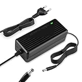 Xahpower 42V Caricatore Monopattino Elettrico, Caricabatterie Compatibile con Hiboy S2, Vivobike S2 S2 Max, Bici Elettrica, Scooter Elettrico con Batterie 36V, DC 5,5 mm x 2,5 mm