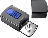 Calibro della scala di forza di stilo di mini platino digitale ad alta precisione 0,01 g/5,00 g retroilluminazione LCD blu per cartuccia fono, braccio di lettura
