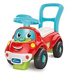 Clementoni Baby Nicolò Go Go 3 in 1, Macchinina Bambino 1 Anno, Gioco Prima Infanzia Primi Passi, Cavalcabile e Centro Attività Italiano e Inglese, Stimola Motilità e Curiosità, Made in Italy, 17747