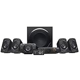 Logitech Z906 5.1 Sistema di Altoparlanti Audio Dolby Surround, Certificato THX, Dolby e DTS, ‎Potenza 1000 Watt, Multidispositivo, Con Telecomando, Presa EU/IT, PC/PS4/Xbox/TV/Smartphone/Tablet