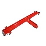 Cruizer - Carrello sposta moto e scooter di colore rosso piattaforma Dolly con ruote sottostanti in gomma, peso massimo supportato 620 kg