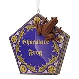 Hallmark Decorazione natalizia da collezione Harry Potter, rana di cioccolato e scatola, decorazione di Harry Potter, ornamento natalizio da appendere, regali per Natale
